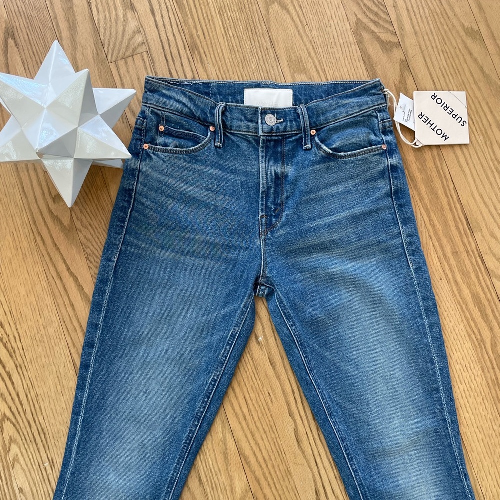 Mother Dazzler Ankle Step Fray NWT